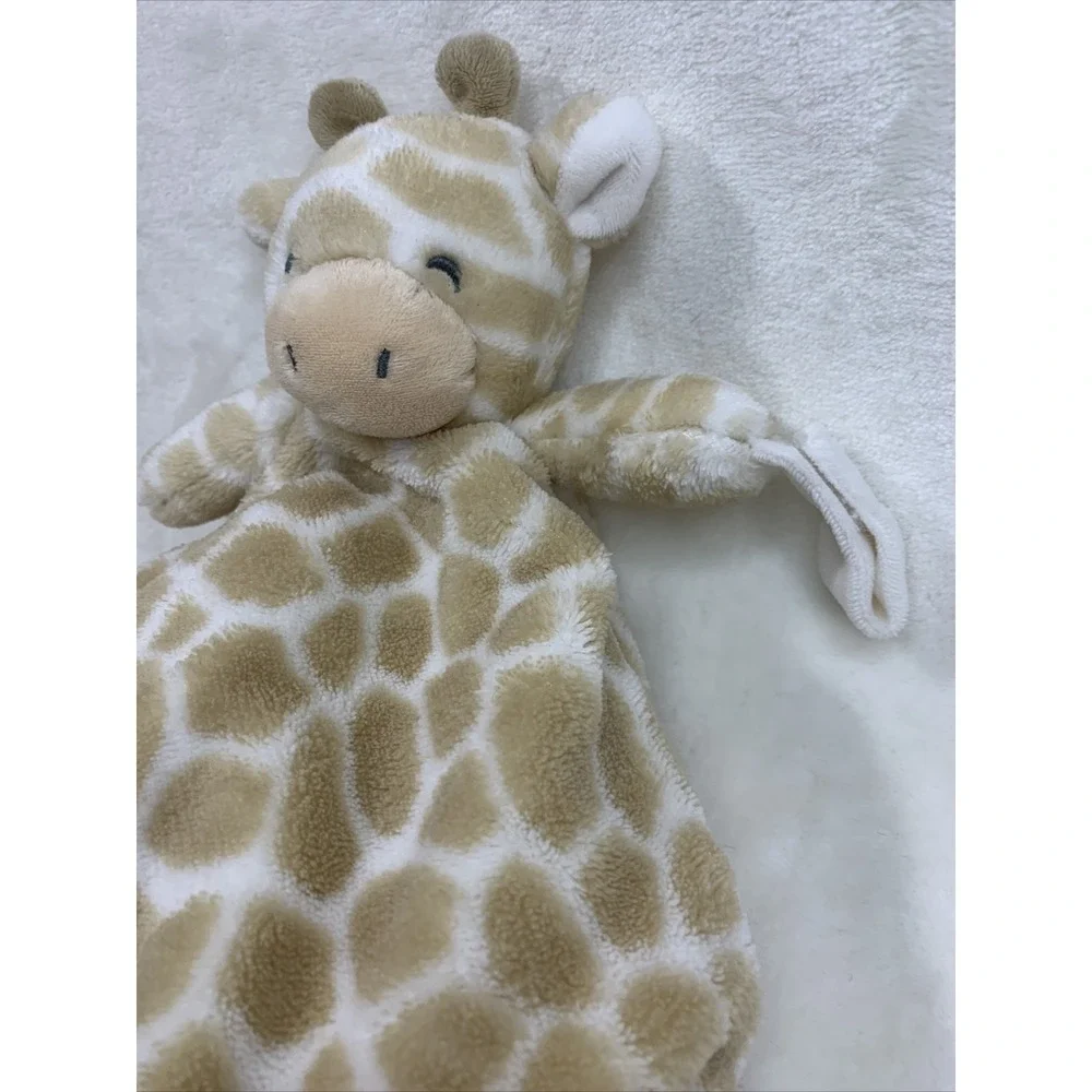 Carter's Giraffe Baby Security Blanket Lovey‎ Lovie Plush Pacifier Holder